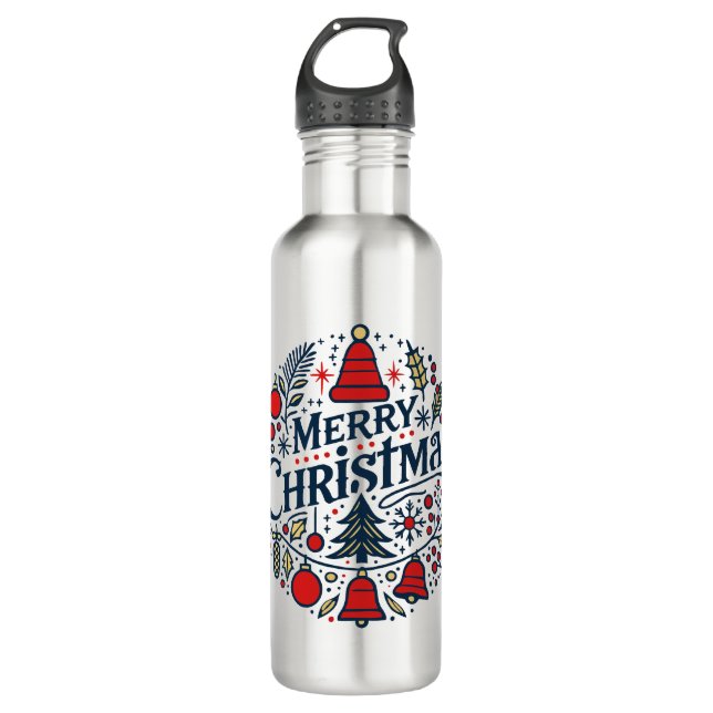 Garrafa Merry Christmas 3 (Frente)