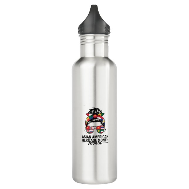 Garrafa mês do patrimônio dos ilhéus asiáticos e pacifista (Esquerda)