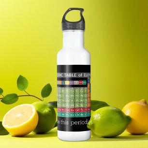 Garrafa Mesa Periódica Periódica de Elementos - Estudant