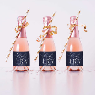 Garrafa Mini Champagne para Chá de Noiva Bride Era