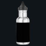 Garrafa Minimalist Black Cat Silhouette<br><div class="desc">Stylish black cat silhouette in minimalist style – perfect for Halloween, pet lovers, and chic everyday gifts. Add a touch of mysterious charm and feline elegance to your lifestyle with this minimalist black cat silhouette design. Featuring a sleek and sophisticated illustration of a black cat in profile, this versatile artwork...</div>