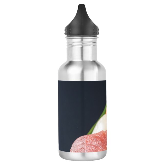 Garrafa Minimalist sushi elegance – nigiri sushi on bamboo (Esquerda)