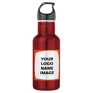 Garrafa Mínimo de texto do logotipo de abstrato de cor ver