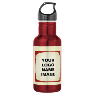 Garrafa Mínimo de texto do logotipo de abstrato de cor ver