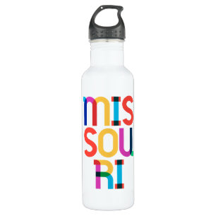 Garrafa Missouri Retro Vintage Pop Art 80s Type