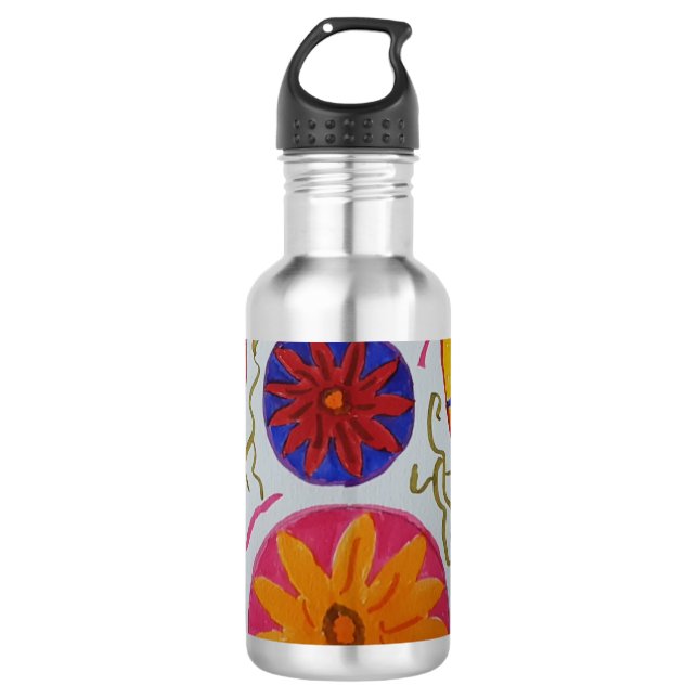 Garrafa Modern Floral (Frente)