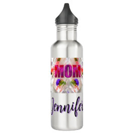 Garrafa 'Mom-Boss-Fire' – Diseño floral en cubos 