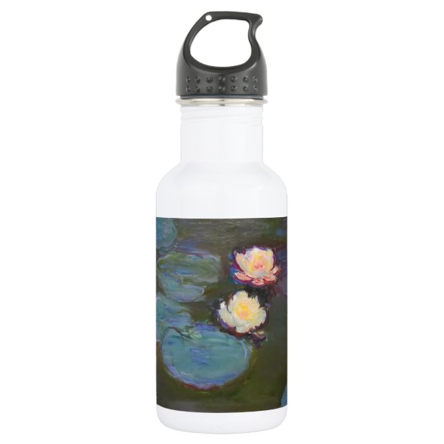Garrafa Monet Water Lily Lily Pond Waterlily Painting (Frente)