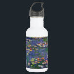 Garrafa Monet Water Lily - Pintura de plataforma<br><div class="desc">Monet Water Lily - Esta pintura clássica de Monet foi pintada por Claude Monet em 1916. Faz parte da sua famosa coleção de lírios aquáticos onde ele pinta em seu jardim em Giverney,  França. Uma pintura de obra-prima.</div>