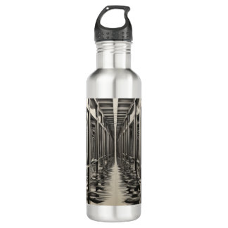 Garrafa Monochrome Depth/Stainless Steel Art Bottle