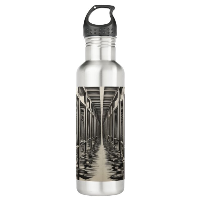 Garrafa Monochrome Depth/Stainless Steel Art Bottle (Frente)