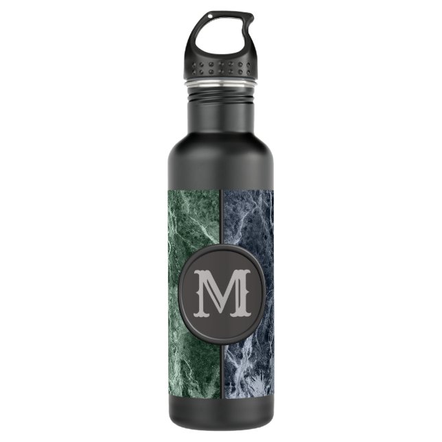 Garrafa Monograma de duas cores - Escolha suas cores (Frente)