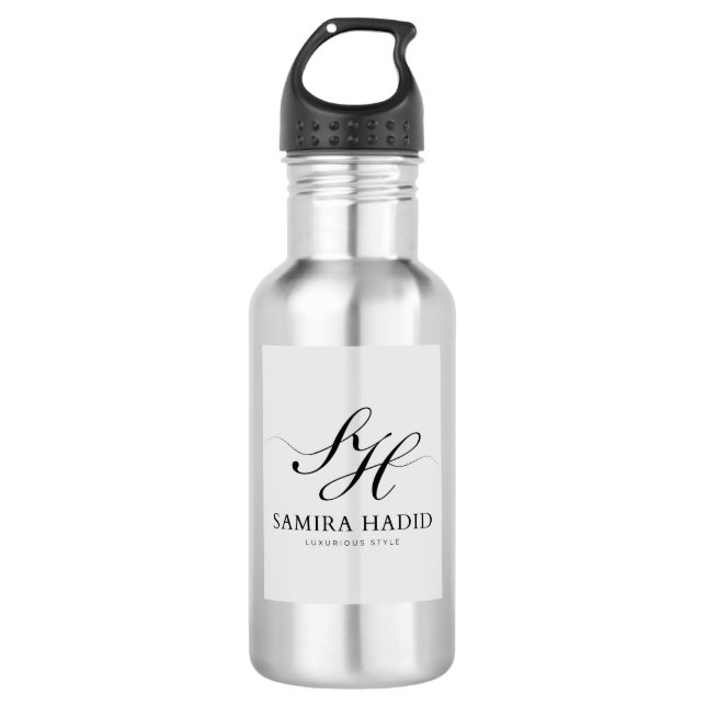 Garrafa Monograma de Luxo Samira Hadid (Frente)