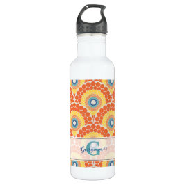 Garrafa Monogramas Art Deco Aegean Summer Radiant Mandala