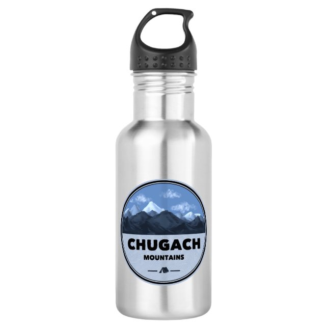 Garrafa Montanhas Chugach Alasca Acampamento (Frente)