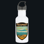 Garrafa Monte Kilimanjaro Tanzânia Africa Vintage<br><div class="desc">Trabalho de arte do vetor do Kilimanjaro. É a montanha mais alta de África e a montanha mais alta do mundo.</div>