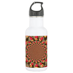 Garrafa Morango, vermelho e amarelo