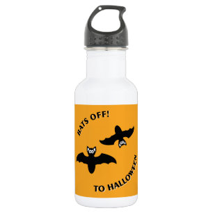 Garrafa Morcegos Para A Praça Laranja Do Halloween