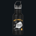 Garrafa Most Likely To Apologize Too Much Pickleball<br><div class="desc">Bring some self-aware charm to the court with our "Most Likely to Apologize Too Much" pickleball water bottle design — perfect for the player who says “sorry” more than “score!” Whether you accidentally slam a shot at your opponent or just feel bad about winning a point, this paddle design embraces...</div>