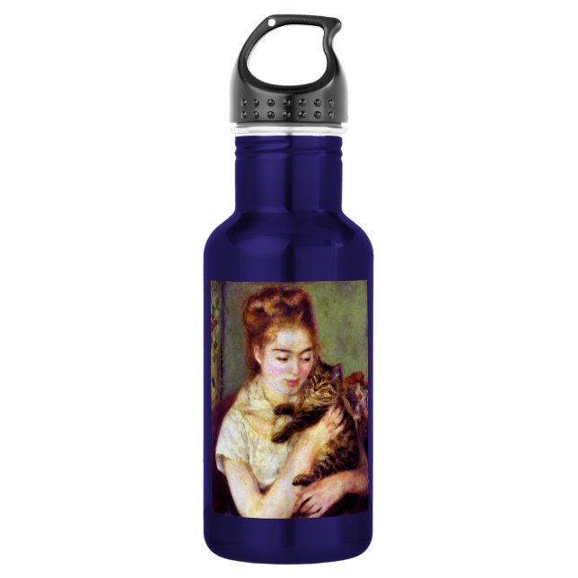 Garrafa Mulher com Cat, Auguste Renoir (Frente)