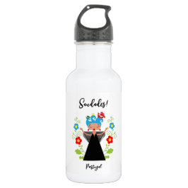 Garrafa Mulher fada cantora de caravela portuguesa