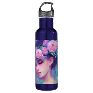 Garrafa Mulher Fantasia Etérea Donzela do Sono Arte