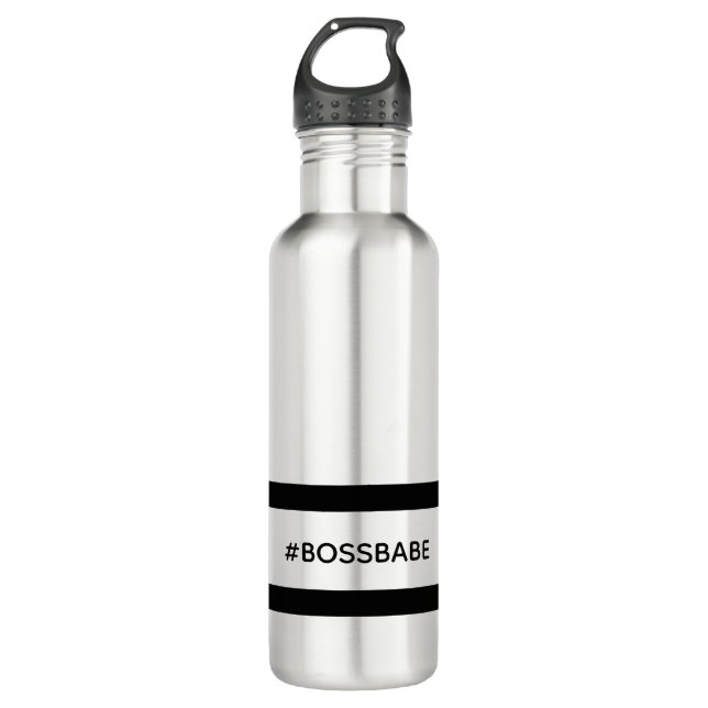 Garrafa Mulher negra e negra motivadora (Frente)