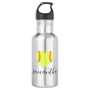 Garrafa Mulheres de Moças Softball Personalizadas