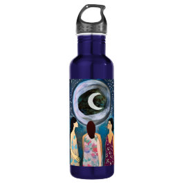 Garrafa Mulheres olhando para a Trabalho de arte da lua