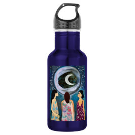 Garrafa Mulheres olhando para a Trabalho de arte da lua