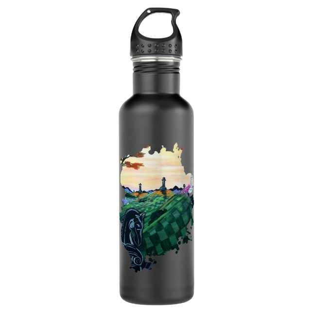 Garrafa Mundo Do Xadrez (Frente)