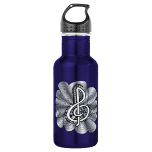 Garrafa Music Treble Clef Silver