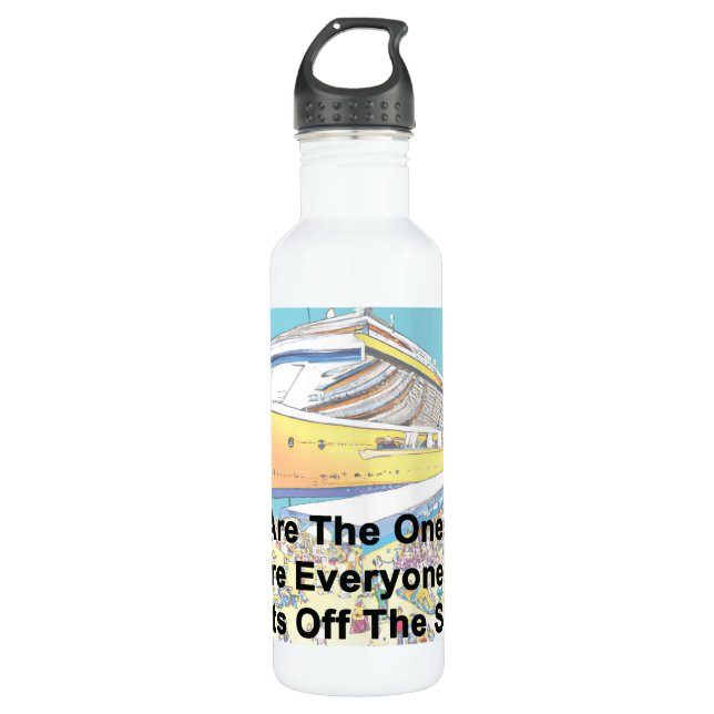 Garrafa My Favorite Cruise Ports - Water Bottle (Frente)