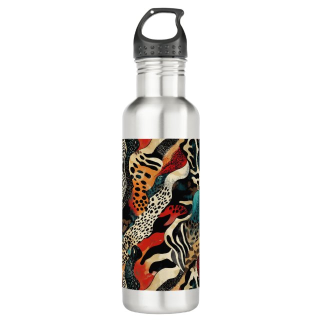 Garrafa Na moda Animal Print Fusion Design (Frente)