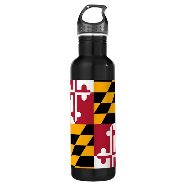 Garrafa Na moda Maryland State Flag Design (Frente)