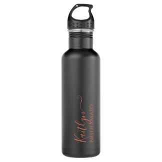 Garrafa Na moda Modern Bridesmaid Gift | Personalizado