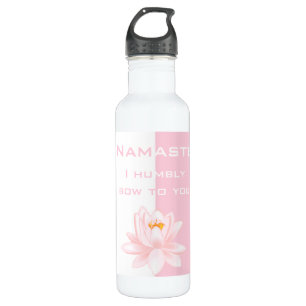 Garrafa Namaste com flor de Lotus