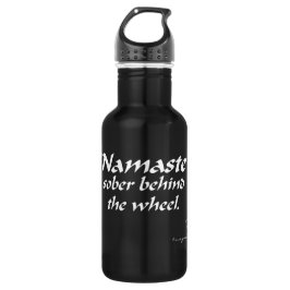 Garrafa Namaste Sober Dirigindo 18 oz. Água de aço inoxidá