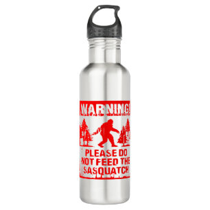 Garrafa Não Alimente O Sasquatch #USAPatriotGraphics ©