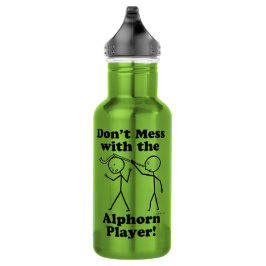 Garrafa Não brinque com o jogador de Alforn