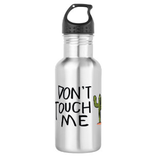 Garrafa Não me toques no Cactus Engraçado