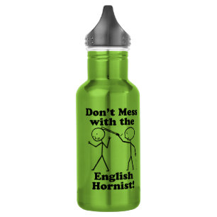 Garrafa Não se meta com o monstro inglês