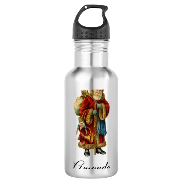 Garrafa Natais vintages Velho Pai Natal (Frente)