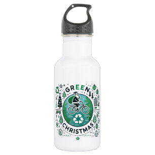 Garrafa Natal Verde - Papais noeis e Design Reciclagem