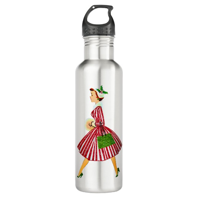 Garrafa natal vintage (Frente)