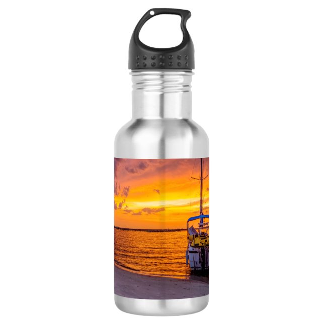 Garrafa Navarre Florida Fire Sunset Stainless Steel Water (Frente)