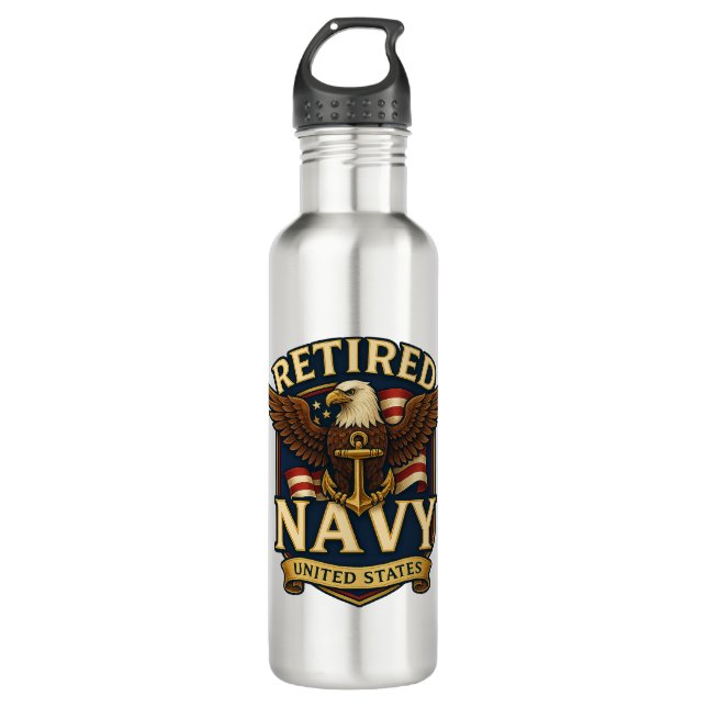 Garrafa Navy USN Veteran (Frente)