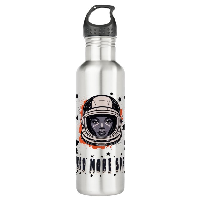 Garrafa Need More Space – Astronaut Water Bottle (Frente)