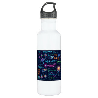 Garrafa Neon Science Equations Water Bottle | Physics Math