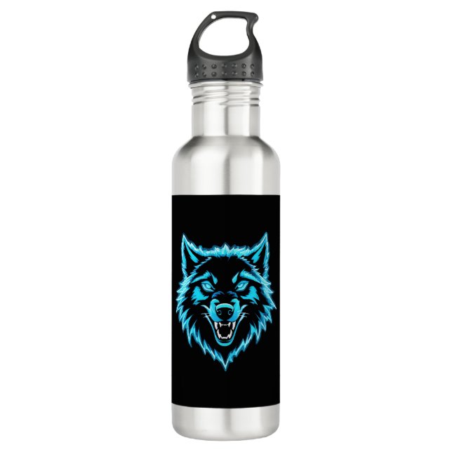 Garrafa Neon Wolf (Frente)